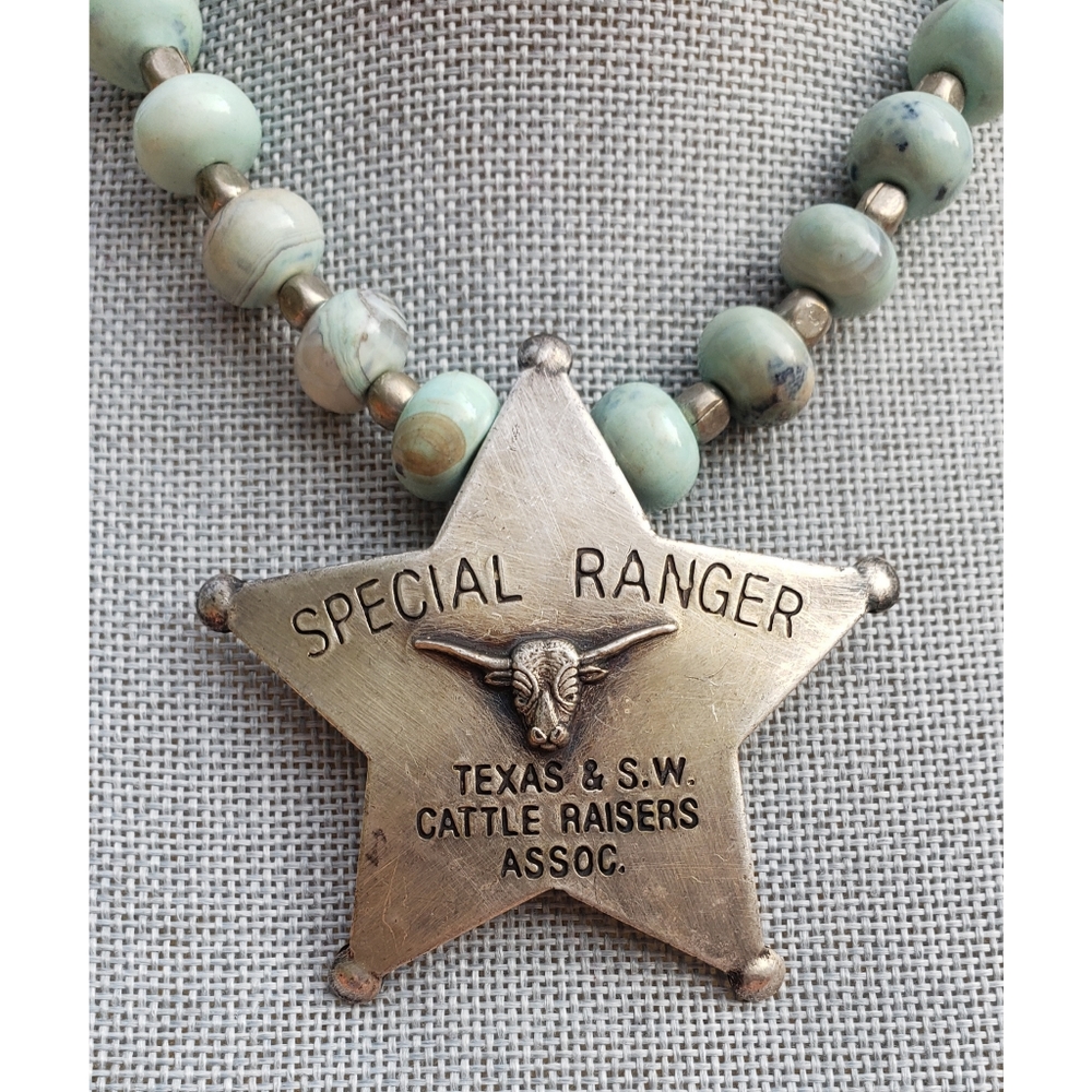 SOLDCoiledfusion VTG Texas Special Ranger Necklace - Picture 3 of 5